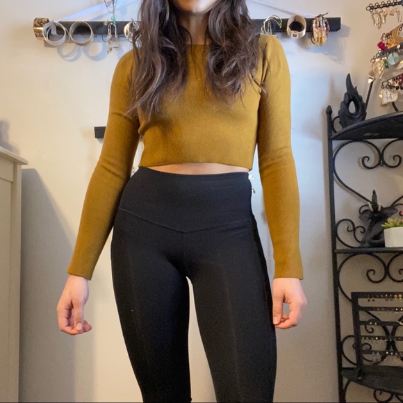 Zara crop sweater with chain detail - Picture 2 of 4